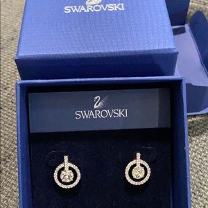 Swarovski lavender earrings